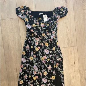 A&F off-shoulder midi dress